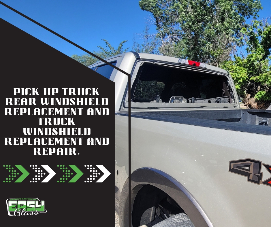 Reducing the risk of glass shattering and potential injuries, Back truck window.