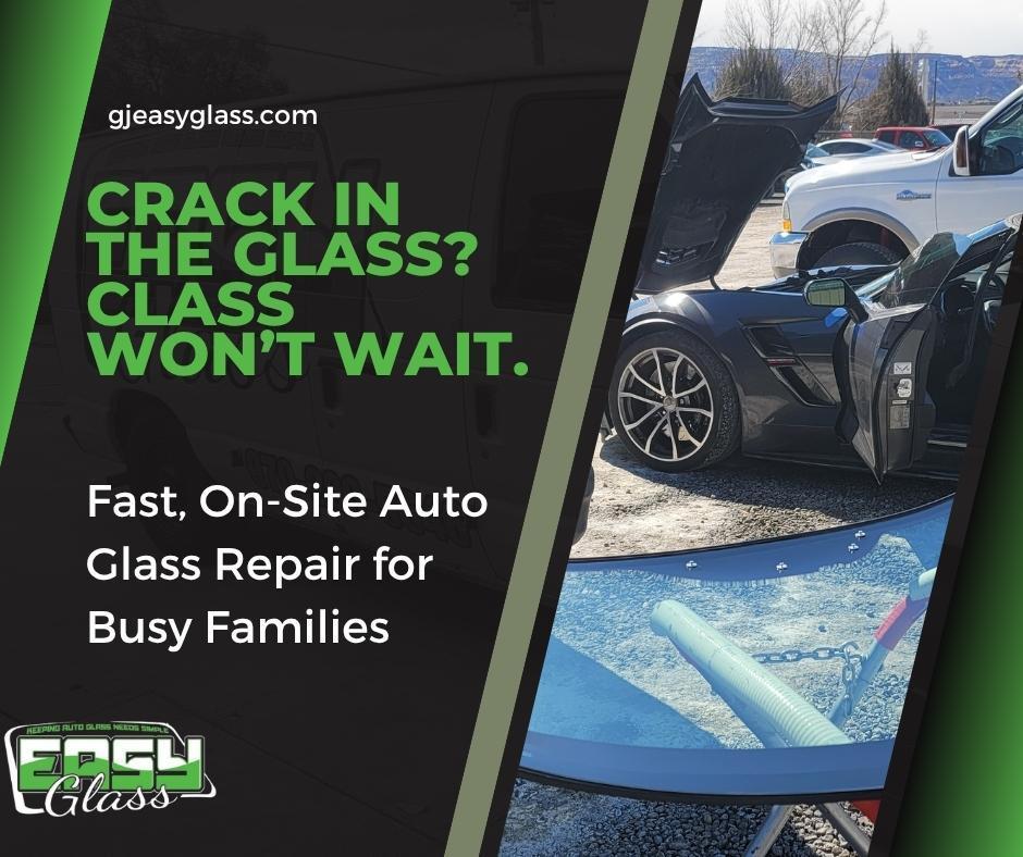 Cracks and chips can weaken the windshield, interfere with airbag deployment, and obstruct your view of the road.